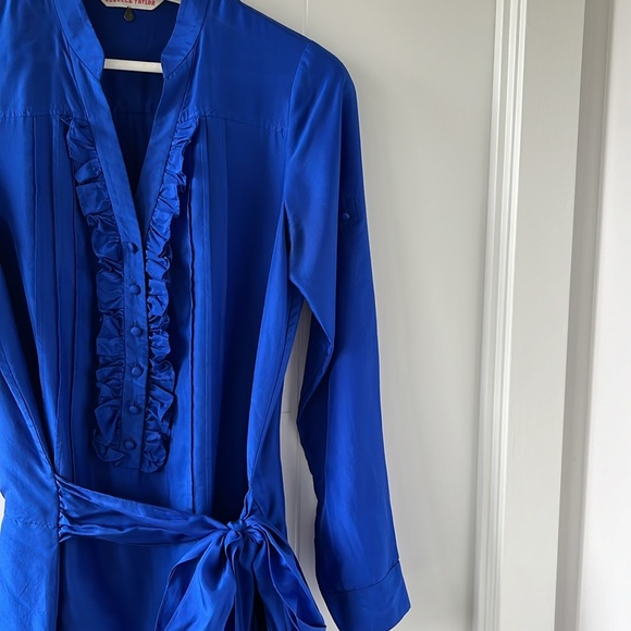 Rebecca Taylor 100% silk tunic heart 💙 - Picture 3 of 9